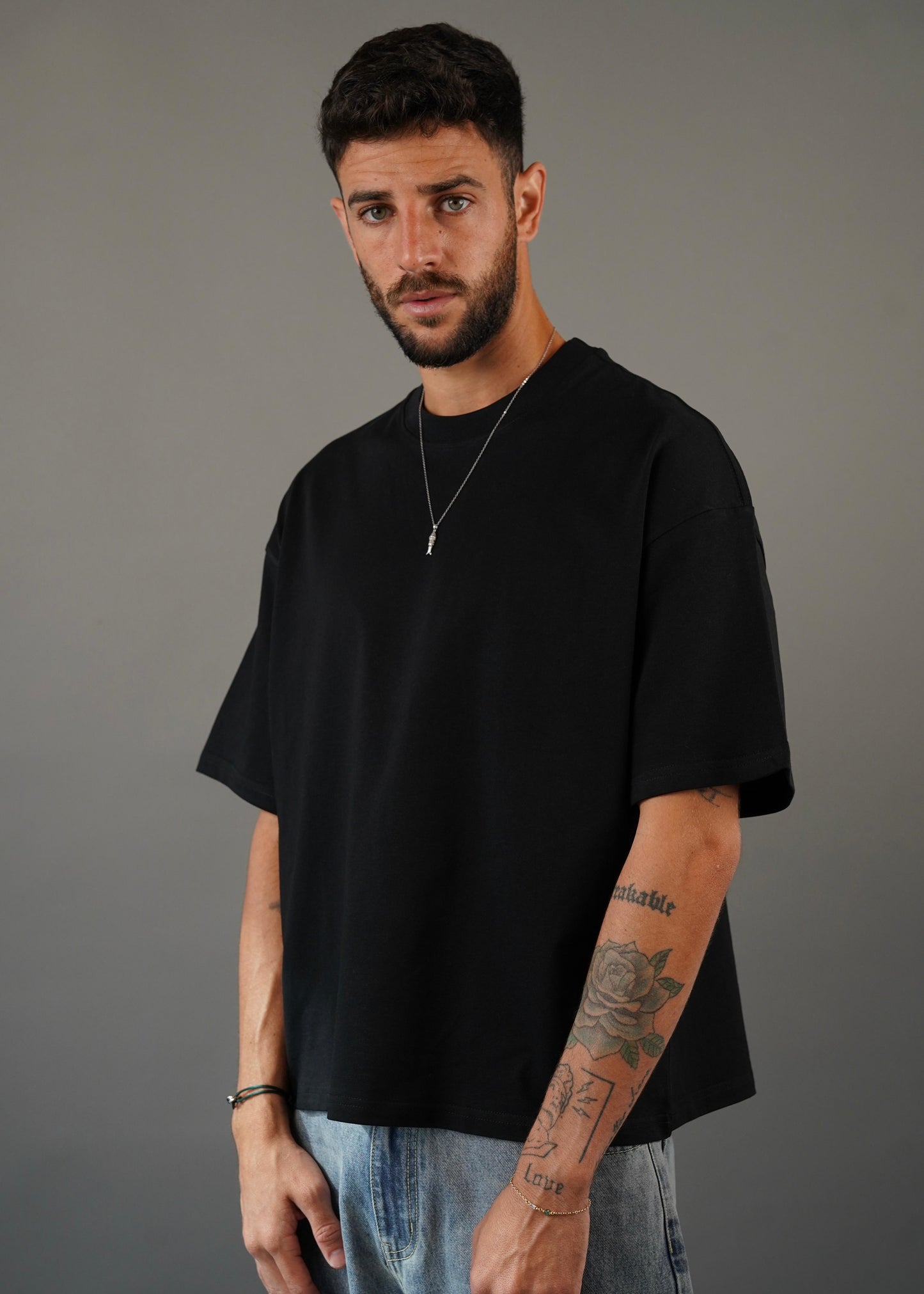M45 T-Shirt Boxy Black