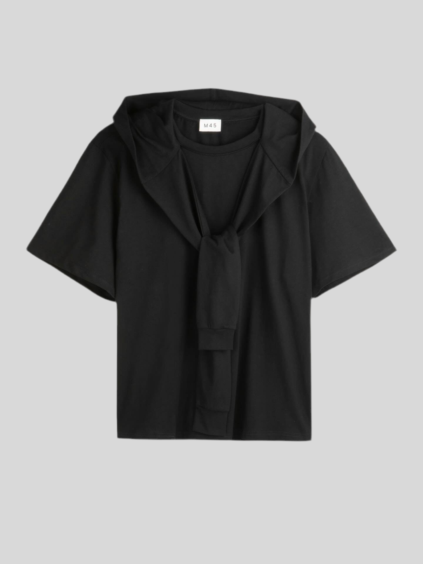 M45 T - Shirt With Tie - Black