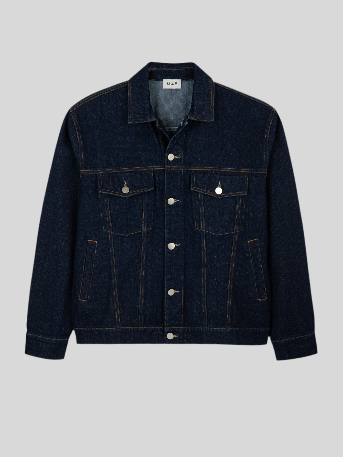 M45 - Jacket jeans oversized - Blue with wash