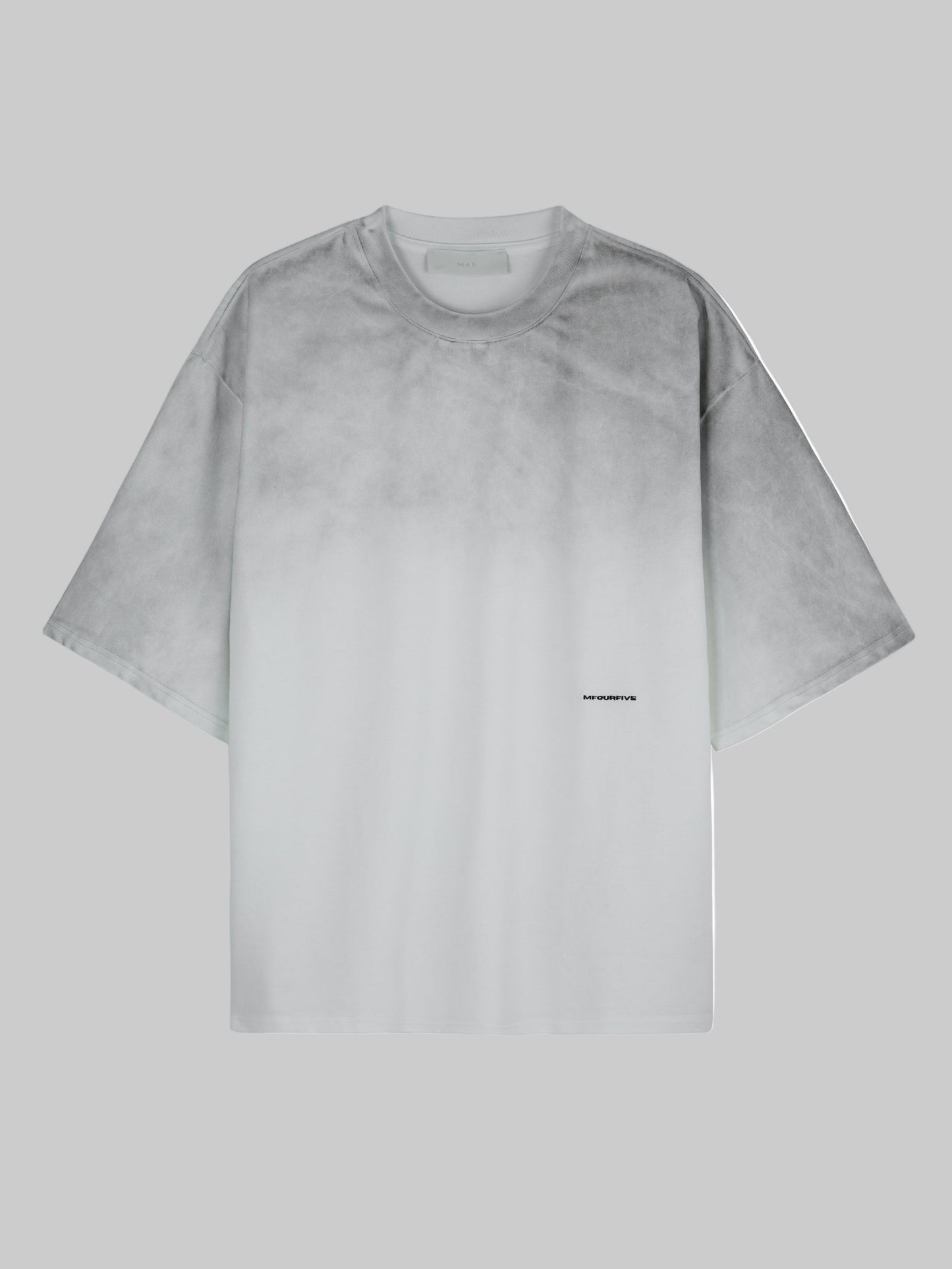 M45 T - Shirt with embroidery and wash - White