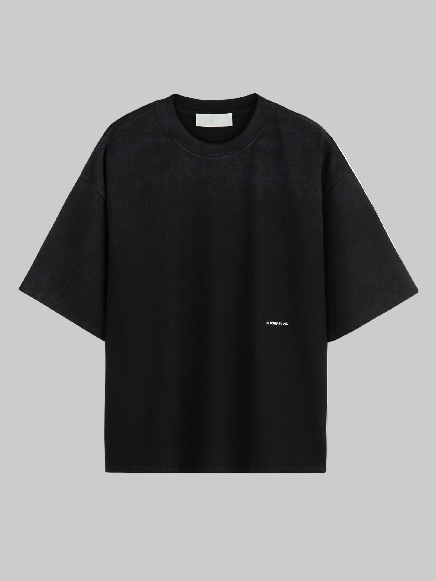 M45 T - Shirt with embroidery and wash - Black