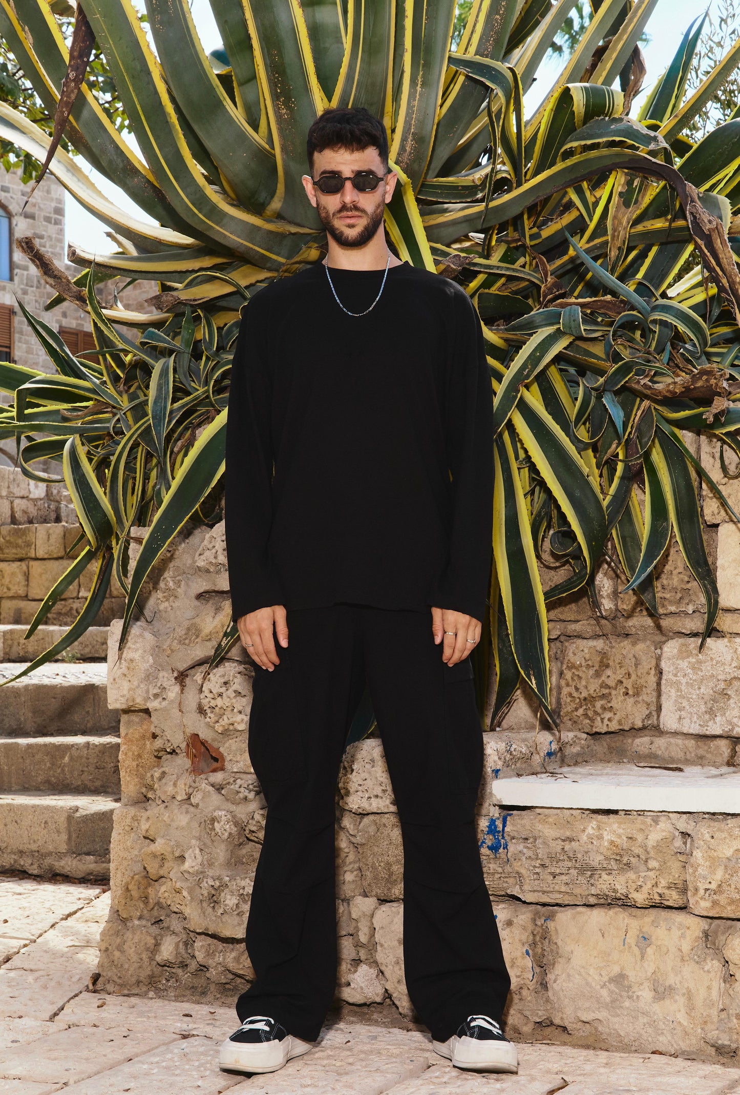 M45 Long Shirt Oversize - BLACK
