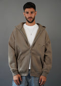 M45 Zip Hoodie Brown