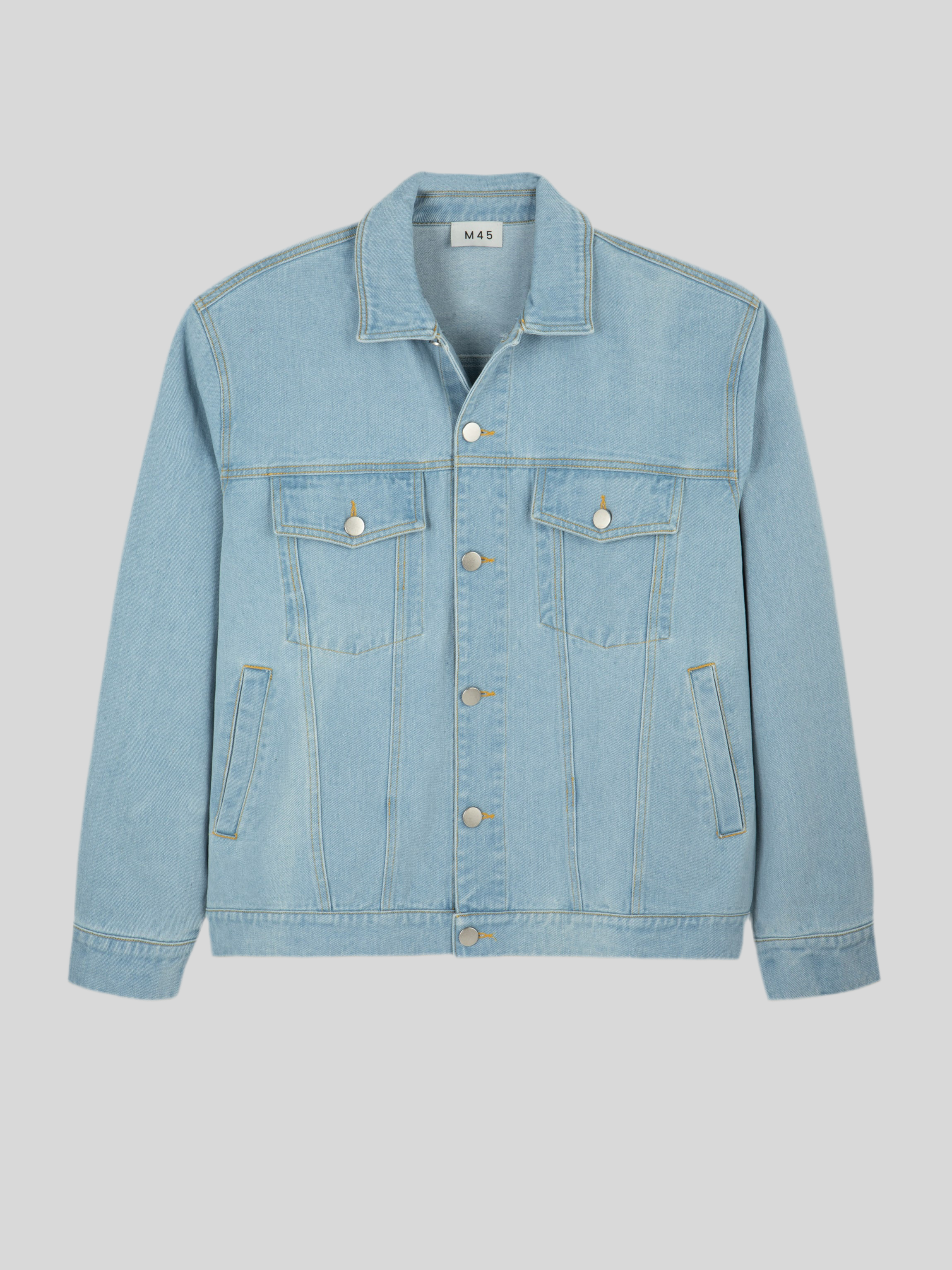 M45 - Jacket jeans oversized - Blue with wash