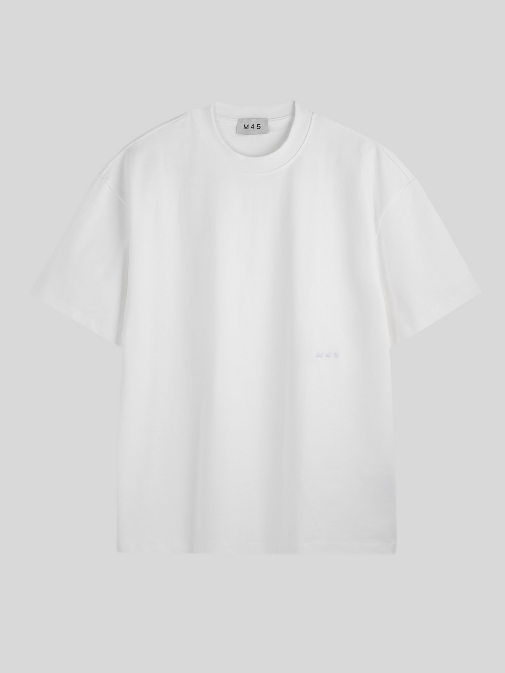 M45 T - Shirt with Embroidery - White
