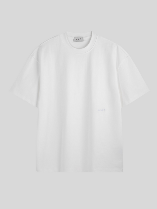 M45 T - Shirt with Embroidery - White