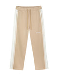 MFOURFIVE Side Stripe Pants - Beige / White