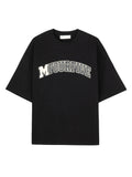 MFOURFIVE College Logo T-Shirt - Black