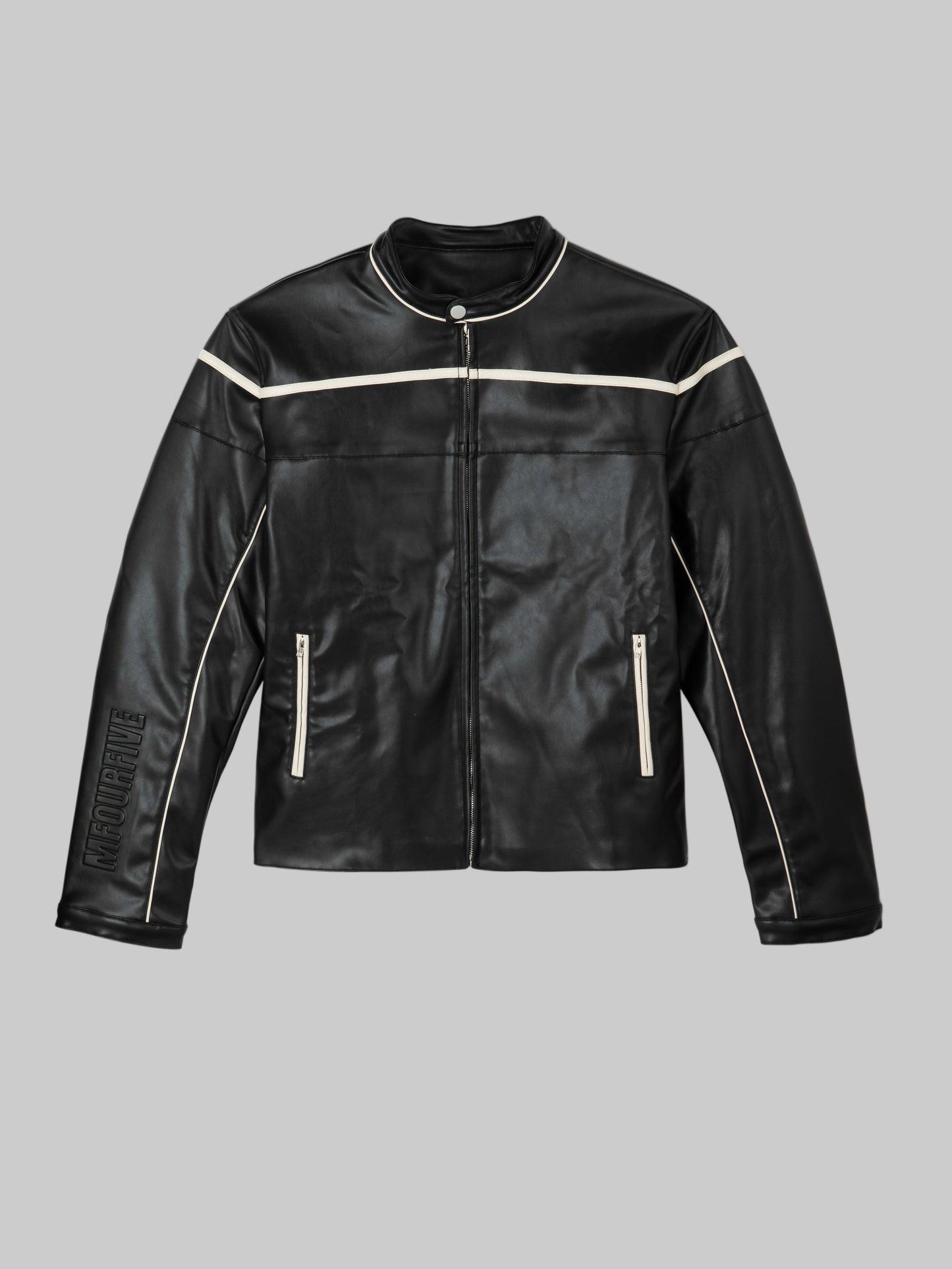 M45 leather jacket - Black