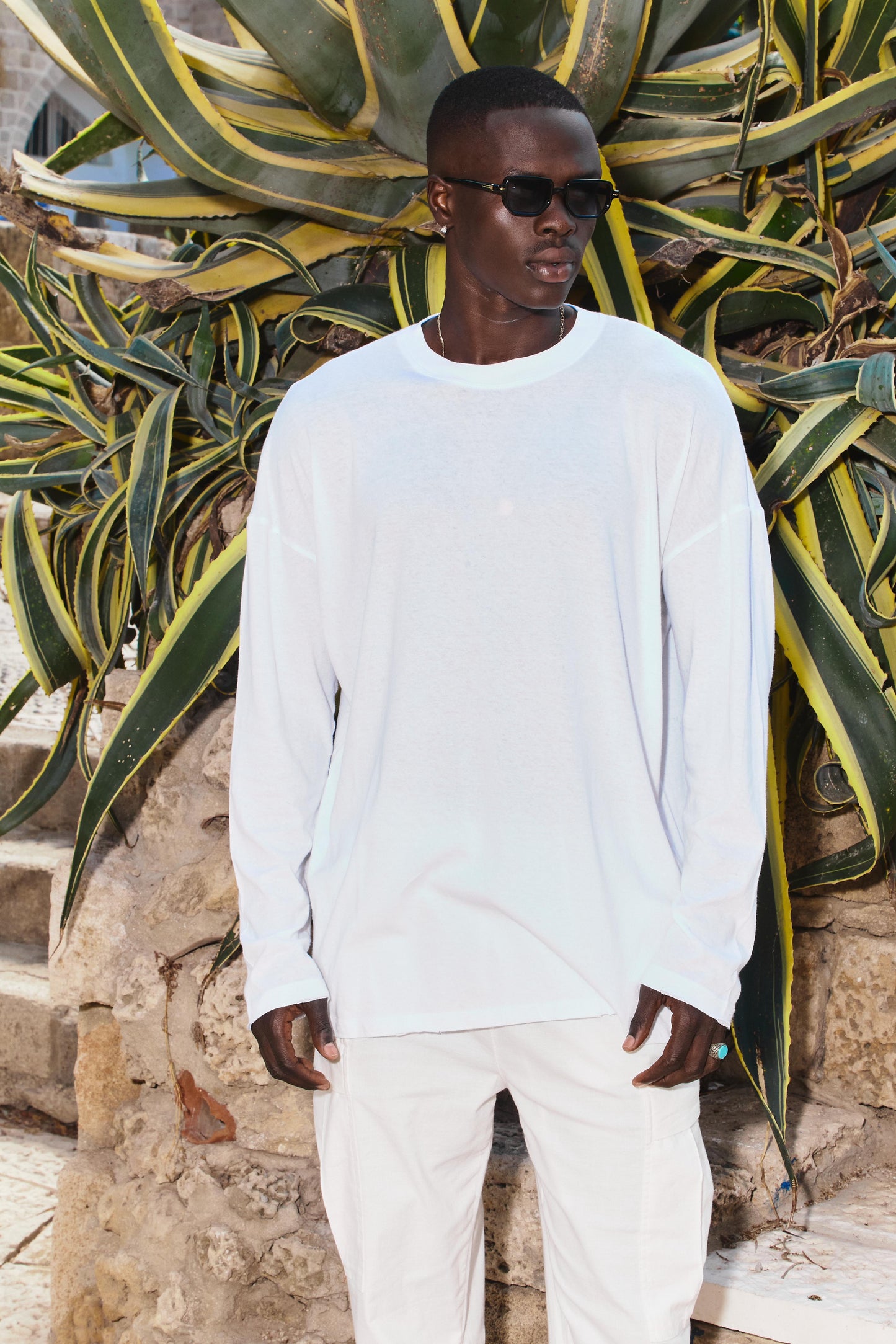 M45 Long Shirt Oversize - WHITE