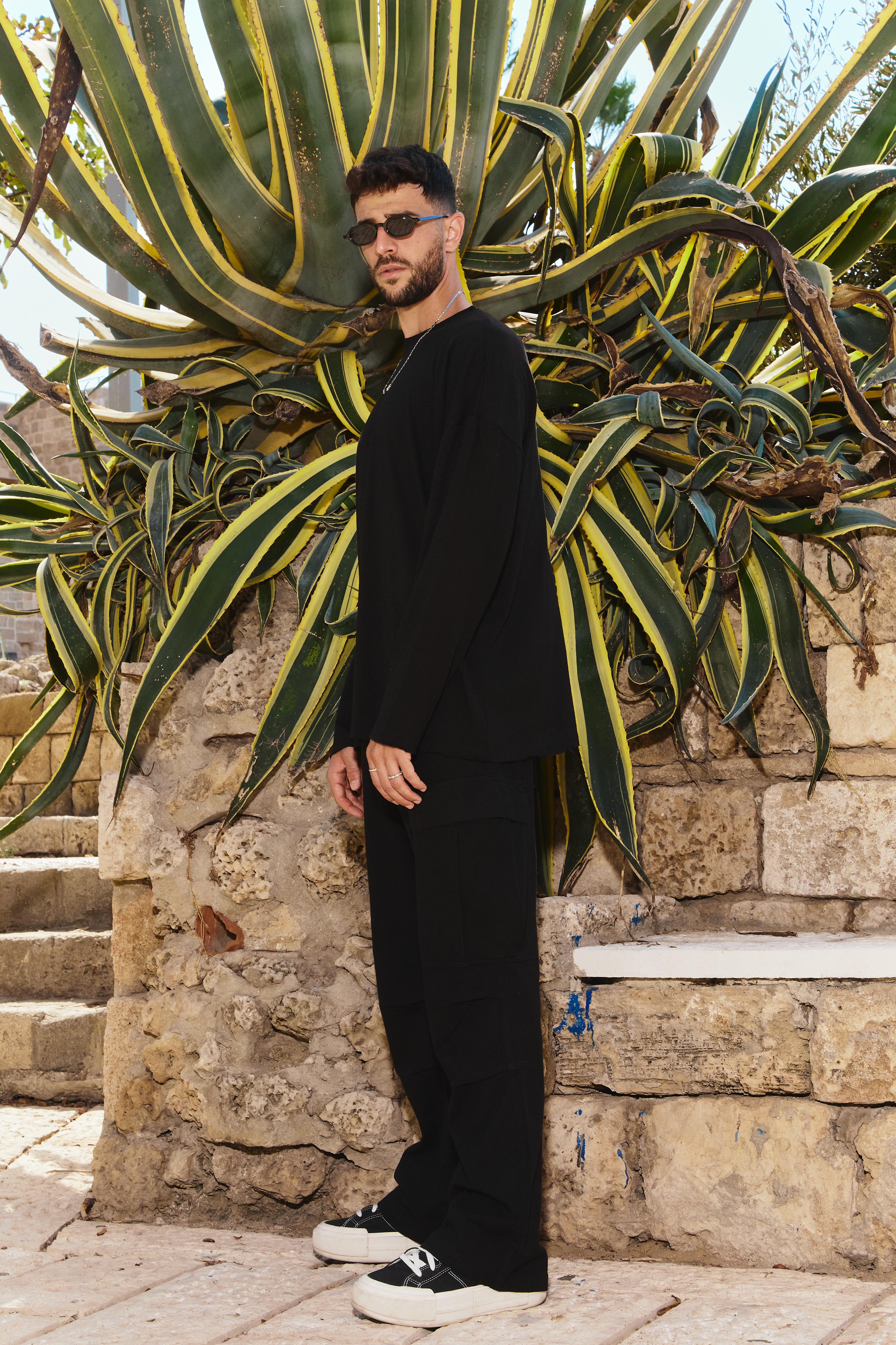 M45 Long Shirt Oversize - BLACK
