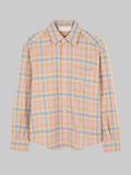 M45 Long Sleeve Flannel Shirt in - Premium heavyweight boxy fit plaid streetwear by mfourfive