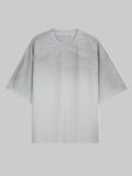M45 White T-Shirt with Vintage Wash - Premium heavyweight boxy fit streetwear by mfourfive