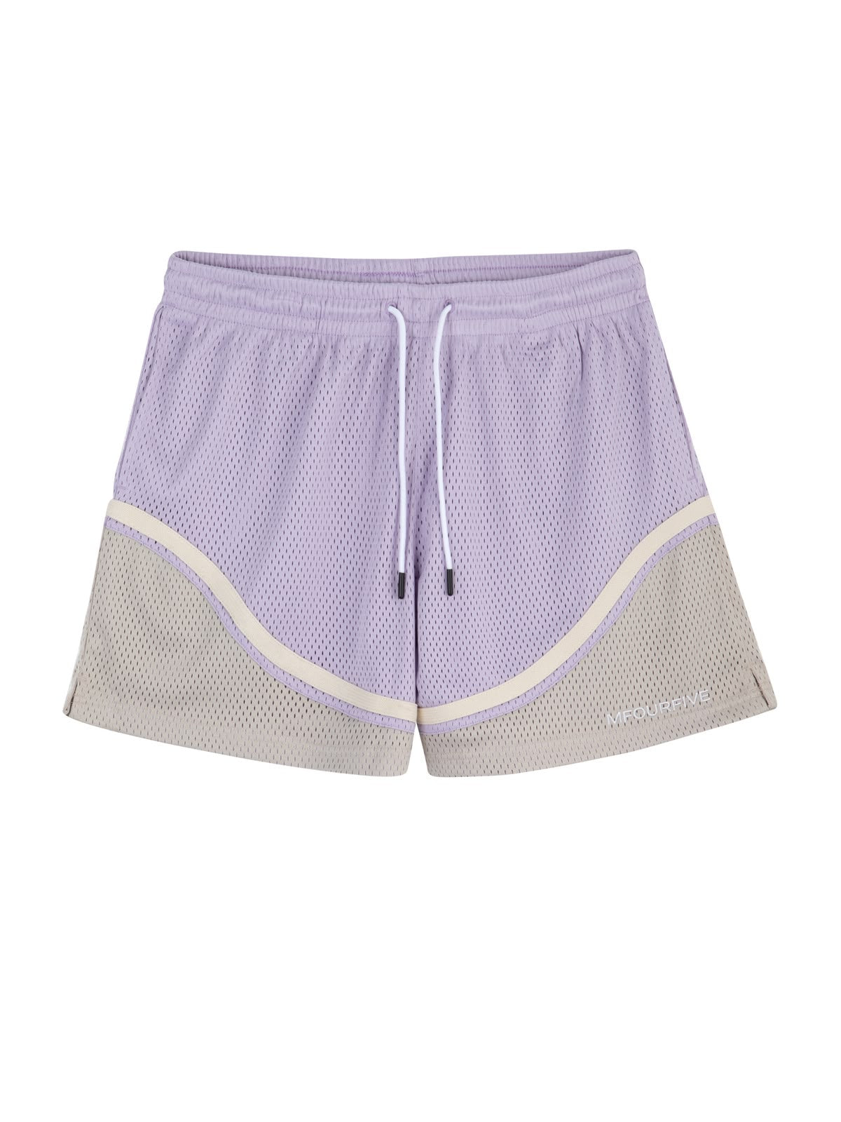 Purple & Grey Mesh Basketball Shorts